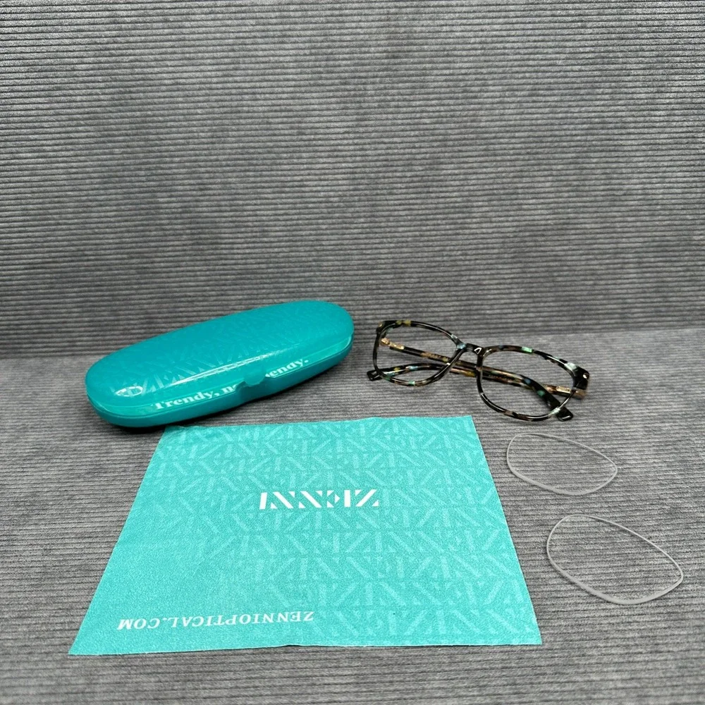 Warby Parker Esme Y2K Multi Color Tortoise Cat Eye Eyeglass Frames 55-16-135